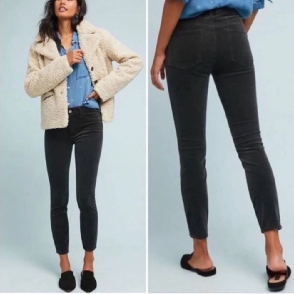Anthropologie Pilcro and the Letterpress High-Rise Skinny Corduroy Pants…